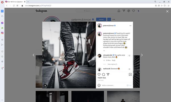 Select Image in Opera