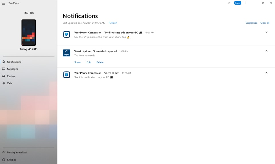 Notifications