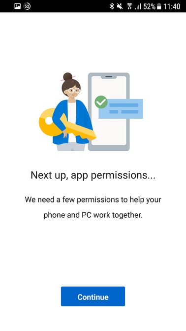 Your Phone Companion App Permissions