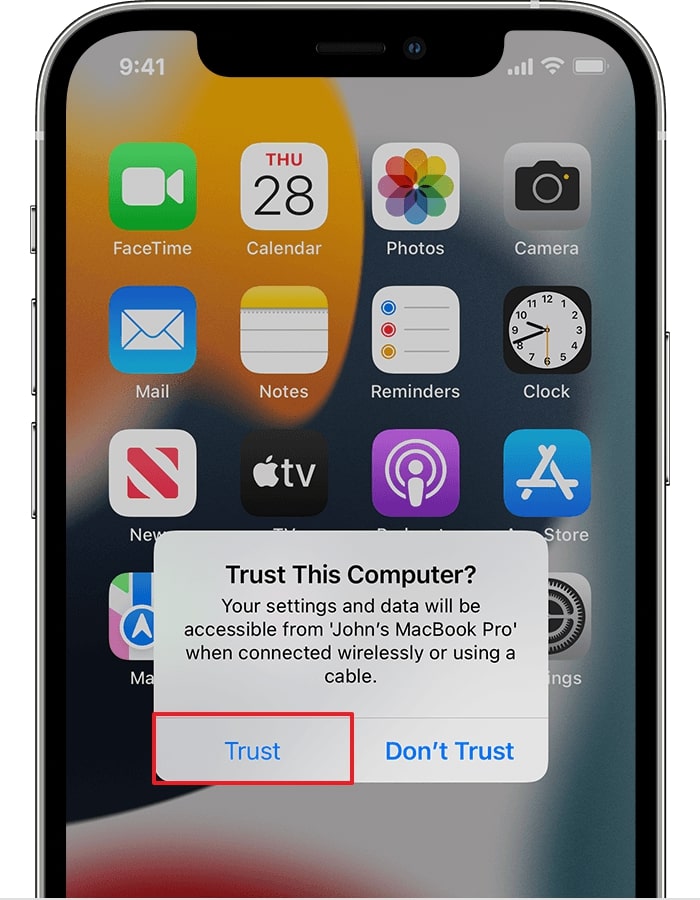 trust connected device
