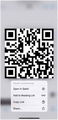 Read QR code