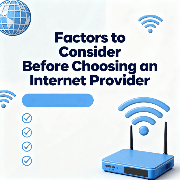 Factors to Consider Before Choosing an Internet Provider