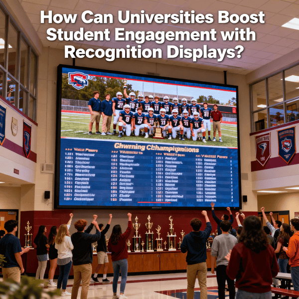 How Can Universities Boost Student Engagement with Recognition Displays