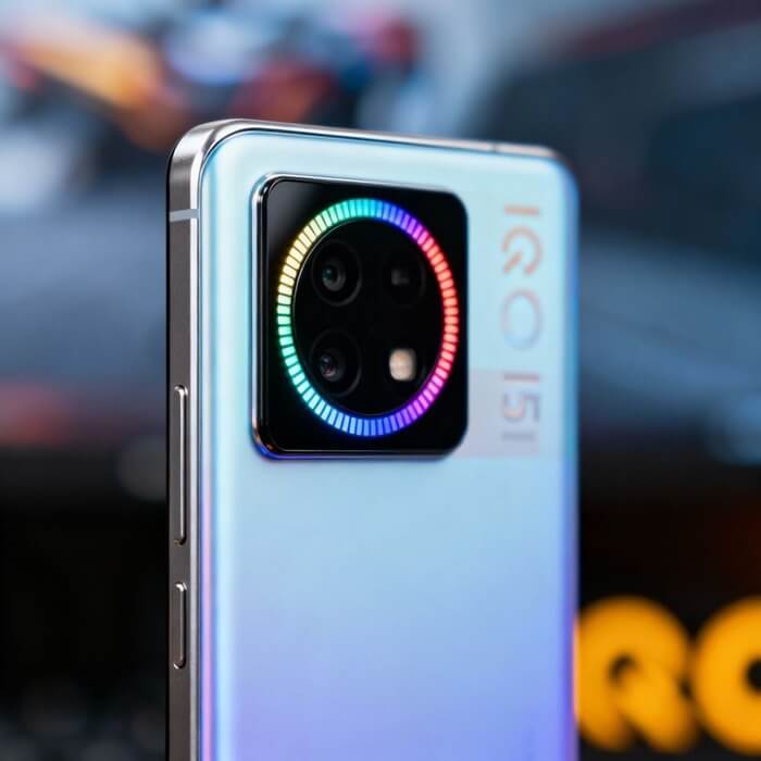 iQOO 15 gaming flagship smartphone with RGB Energy Halo camera ring