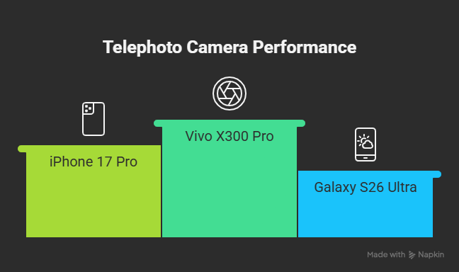 Vivo X300 Pro Telephoto camera performance