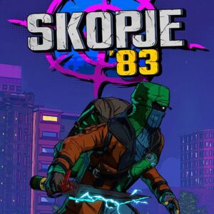 Skopje '83 character art in cel-shaded comic style showcasing the game's distinctive artistic design