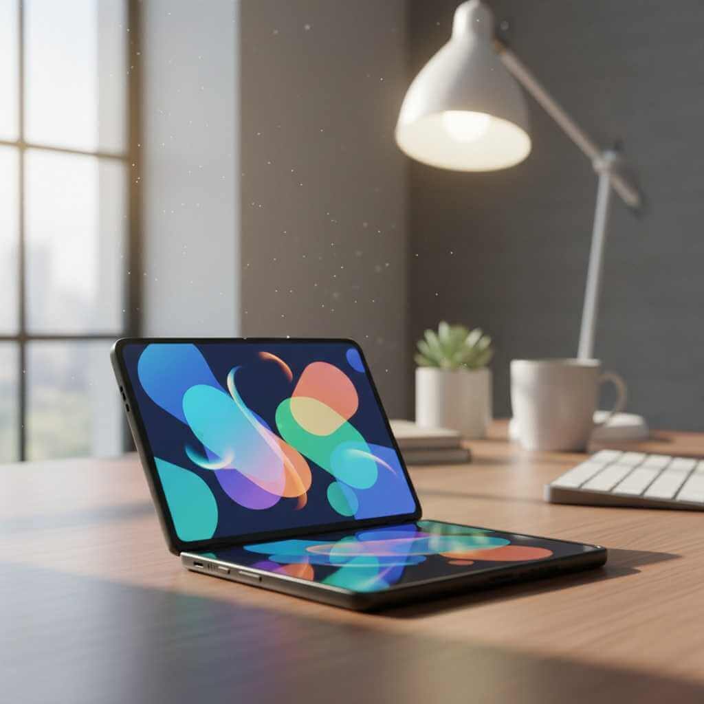 Foldable 2026 phones form factor showing multitasking on a large inner display