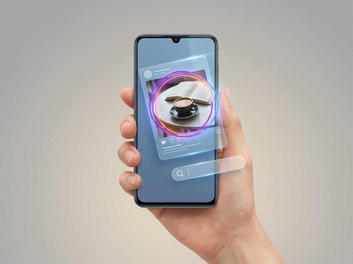 Circle to Search overlay on a Xiaomi phone screen