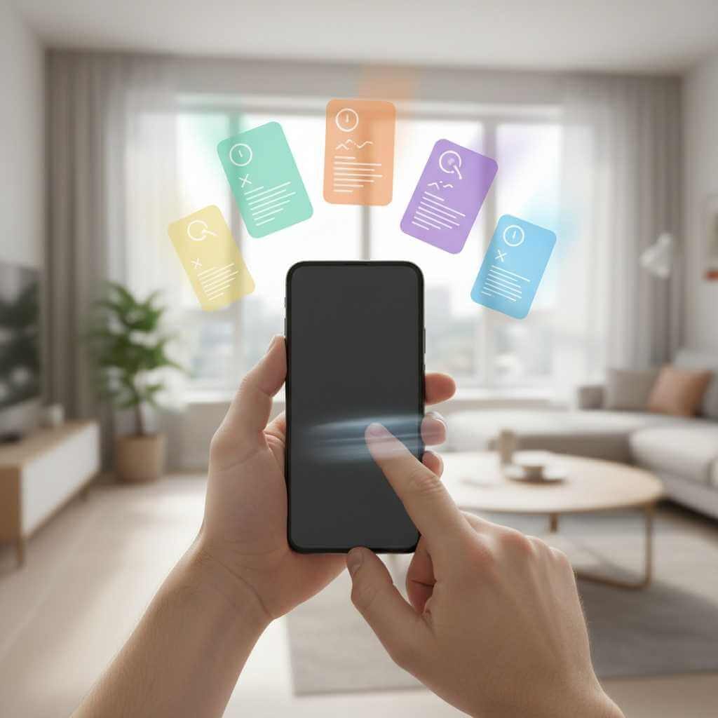 Person using a smartphone smoothly for everyday tasks, representing iPhone 14 performance in 2026.