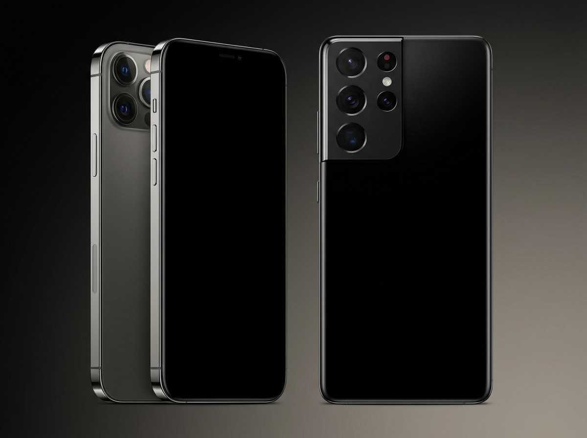 iPhone 17 Pro Max vs Samsung Galaxy S25 Ultra side-by-side flagship comparison.