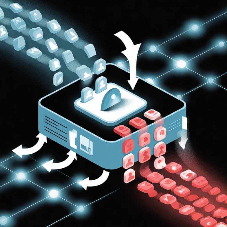Data poisoning in AI training datasets visualized