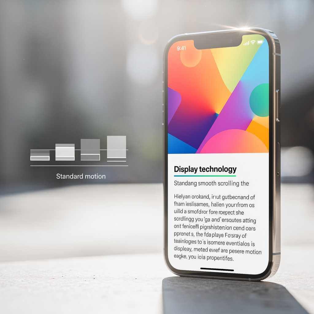 iPhone 16 display outdoors showing bright OLED screen quality