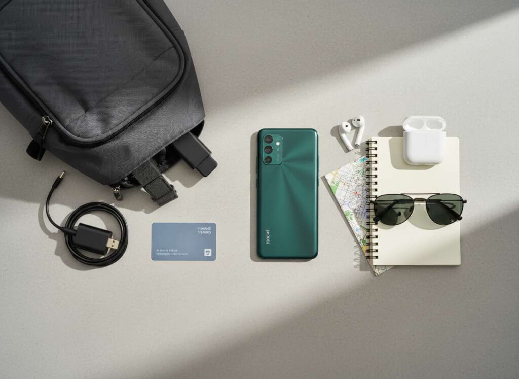 Redmi Note 17 Pro Max with travel and work accessories for users who value long battery life and a large screen