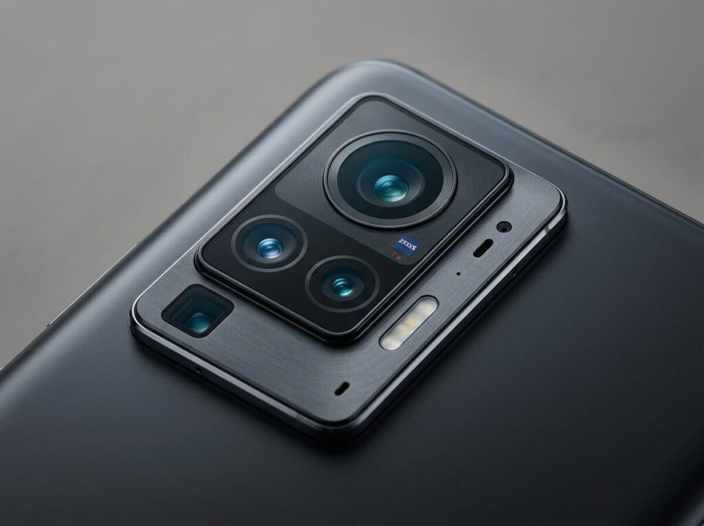Close-up of the vivo X500 Pro Max rear camera module